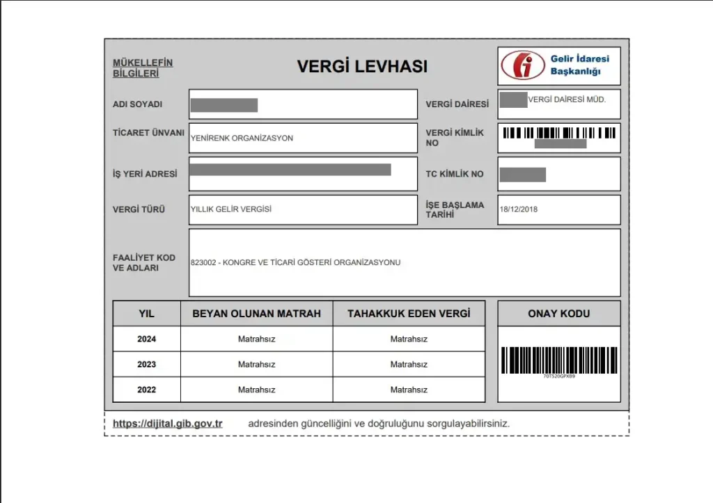 Davul Zurna Kiralama Fiyatları İstanbul 18 Vergi Levhası